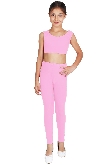 LEGGINS DANZA LYCRA ROSA BAMBINA